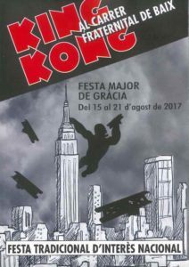Gracia Barcelona - King Kong Poster